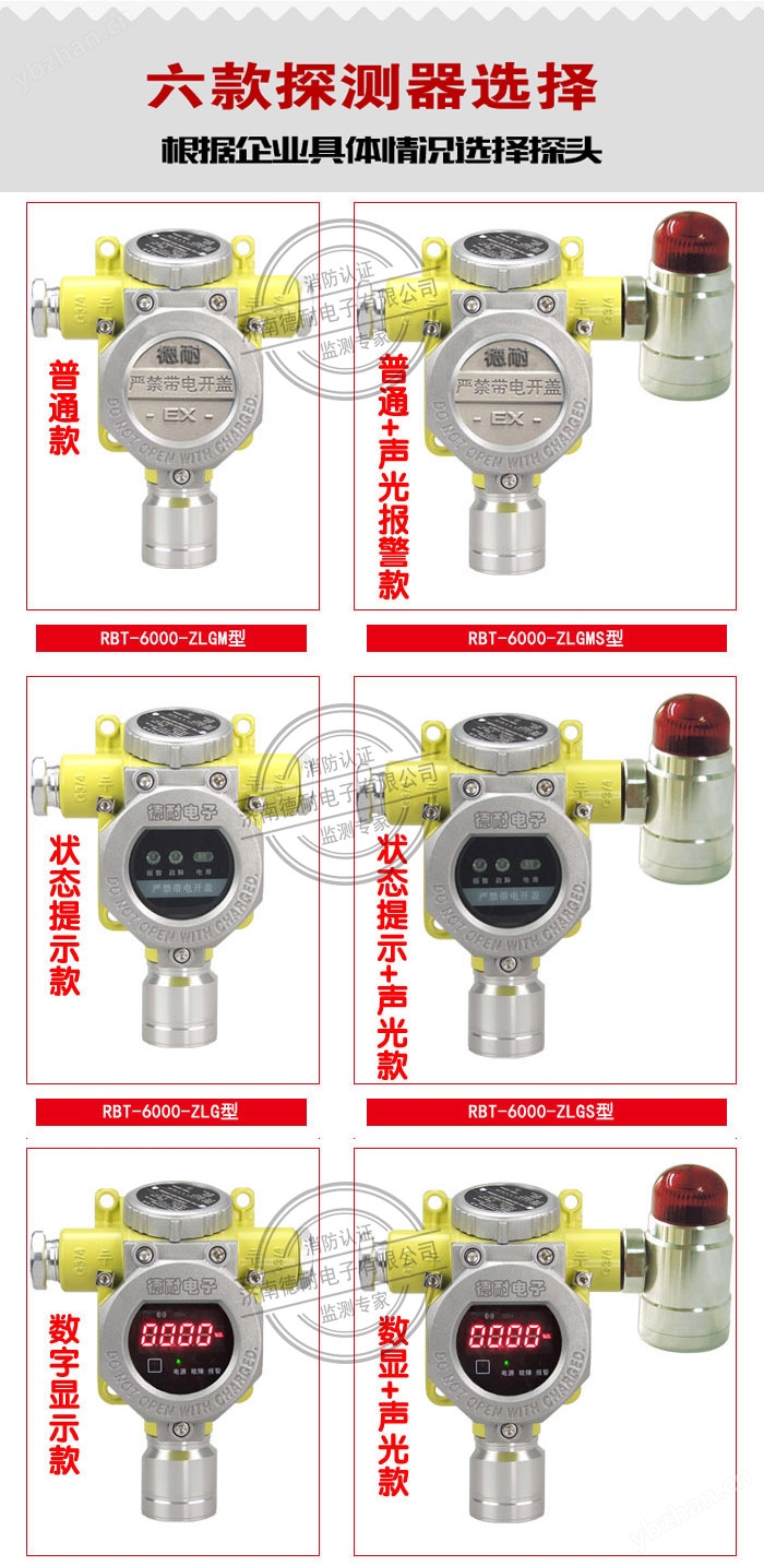 可燃?xì)怏w報(bào)警器探頭分類