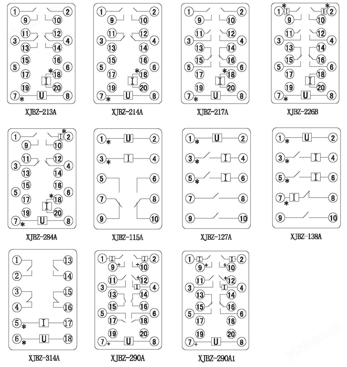 XJBZ接线图